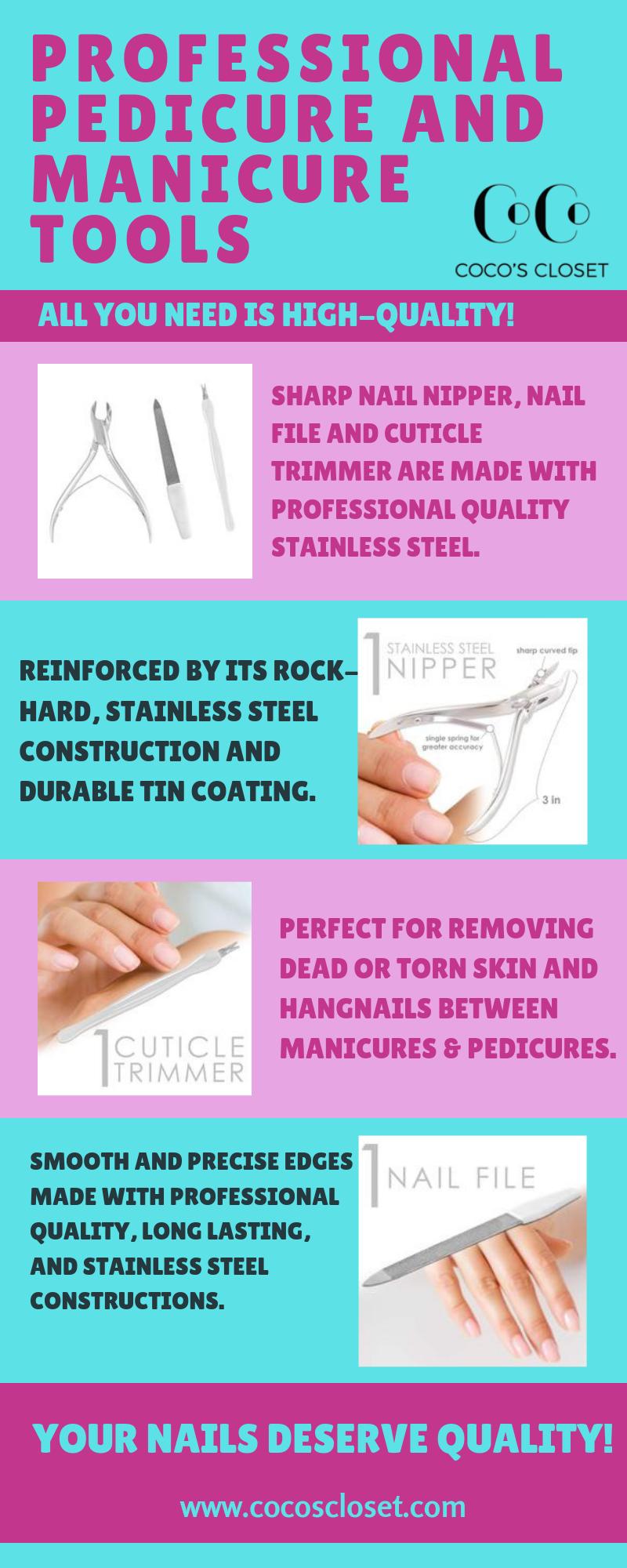 Nail It at Home: Professional Manicure and Pedicure Tools